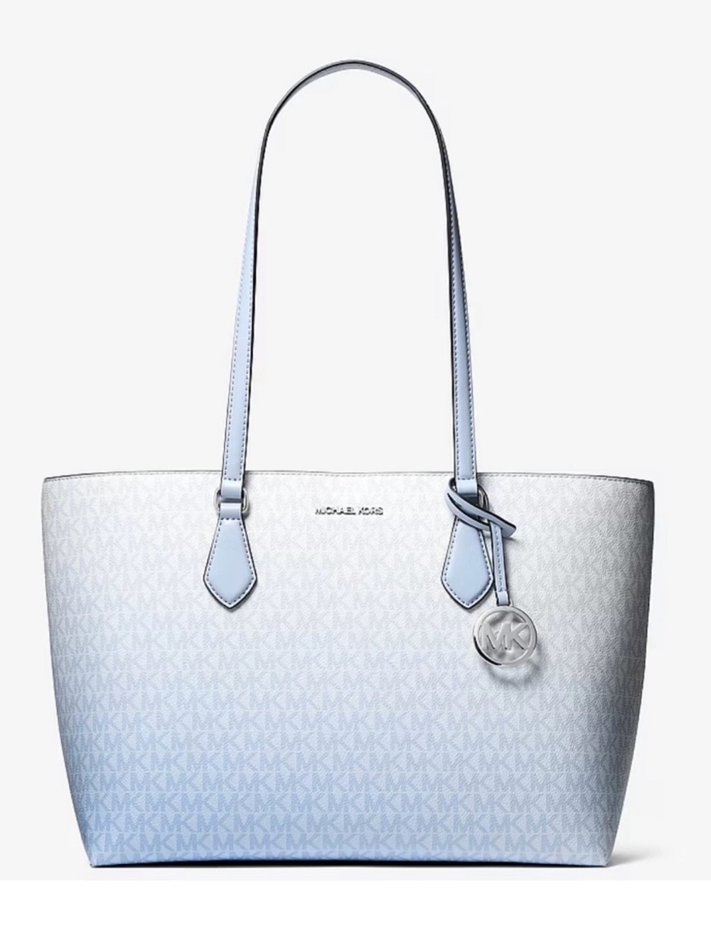 Michael Kors Sheila Large Ombr Signature Logo Tote Bag